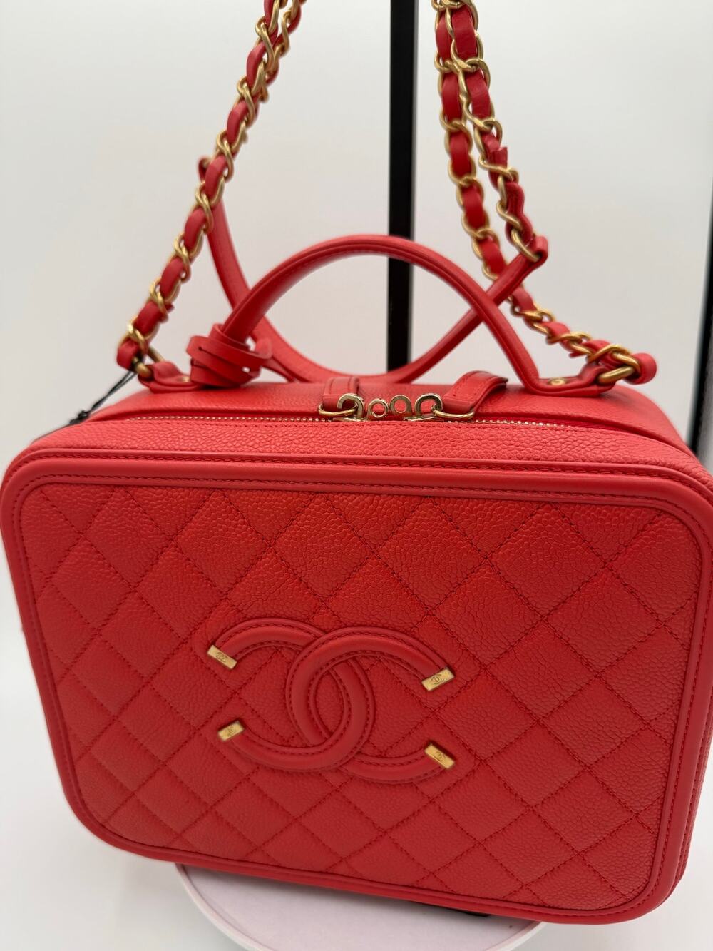 Chanel Filigree Vanity Case